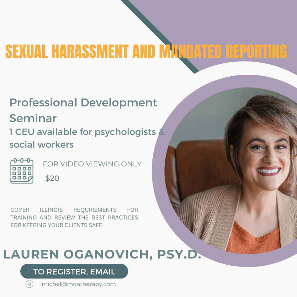 Sexual Harassment & Mandated Reporting